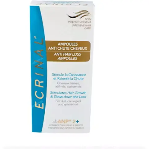 Ecrinal Anp2+ Anticaída Cabello 10 X5 ml – imagen 2