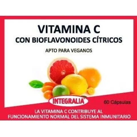 Integralia vitamina c con bioflavonoides citricos 60cap. – imagen 4