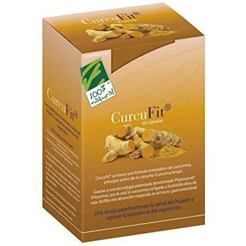 100% Natural CurcuFit 60 Cápsulas – imagen 4