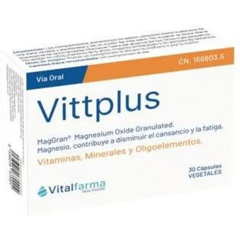 Vitalfarma Vittplus 30 Cápsulas – imagen 4