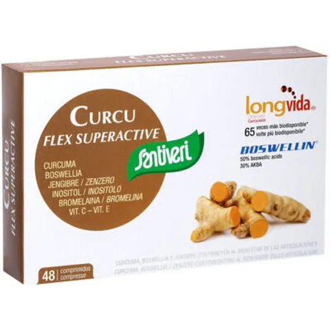 Santiveri Curcu Flex Superactive 48Cpr – imagen 4