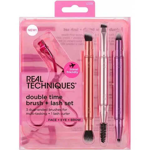 Real Techniques Double Time Brush + Last Estuche 4 pz – imagen 4
