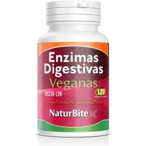 Naturbite enzimas digestivas veganas 250comp. – imagen 3