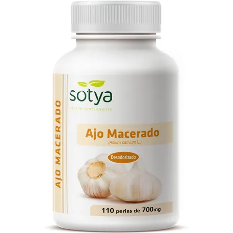 Sotya ajo macerado 110perlas – imagen 4