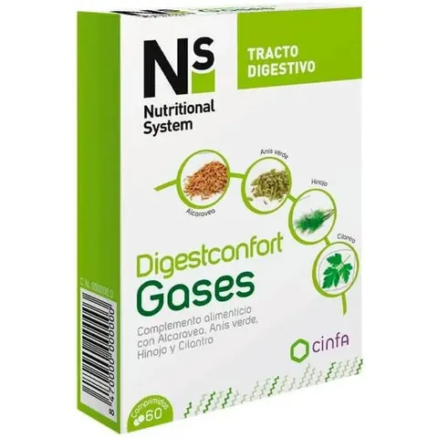 NS Digestconfort Gases Tracto Digestivo 60 Comprimidos – imagen 3