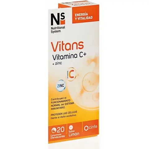 NS Nutritional System Ns Vitans vitamina C 20comp – imagen 4