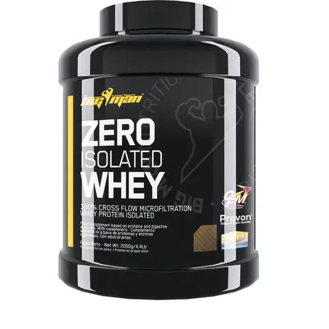 Big Man Nutrition Zero Whey Protein Isolate 2 kg Chocolate – imagen 3