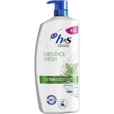 Head & Shoulders Menthol Fresh Champú Anticaspa 1000 ml – imagen 3