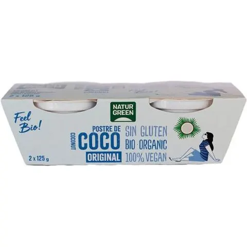 Naturgreen postre de coco 2x125gr. – imagen 3