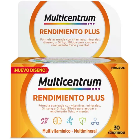 Multicentrum Plus Ginseng y Ginkgo 30 comprimidos – imagen 3