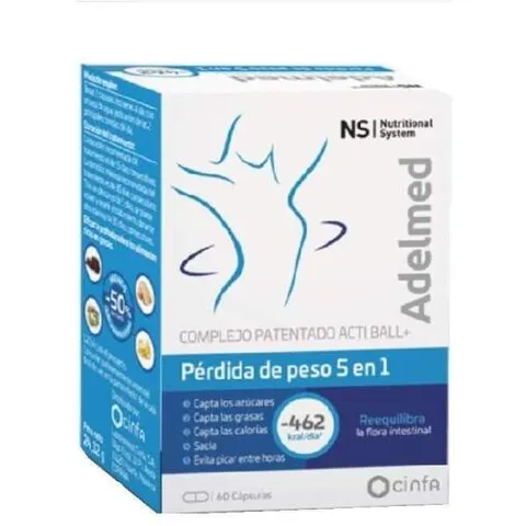 NS Nutritional System NS Adelmed 60caps – imagen 4