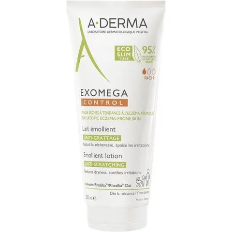 A-DERMA Exomega Control Leche Emoliente 200 ml – imagen 2