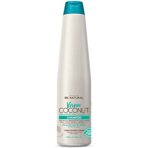 Be Natural Virgin Coconut Shampoo 350ml – imagen 4
