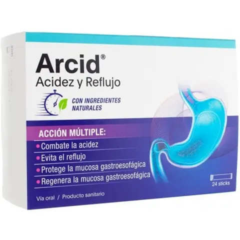 Arcid Acidez y Reflujo 24 sticks – imagen 4