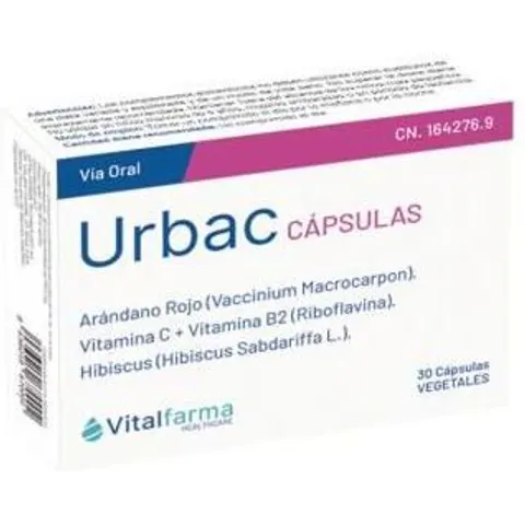 Vitalfarma Urbac 30caps – imagen 4