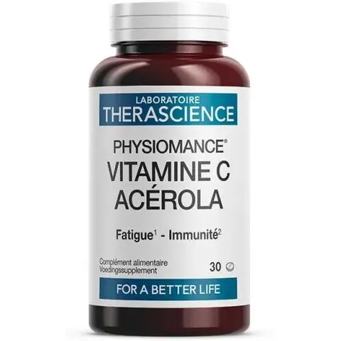 Therascience physiomance vitamina c acerola 30comp.mast. – imagen 3