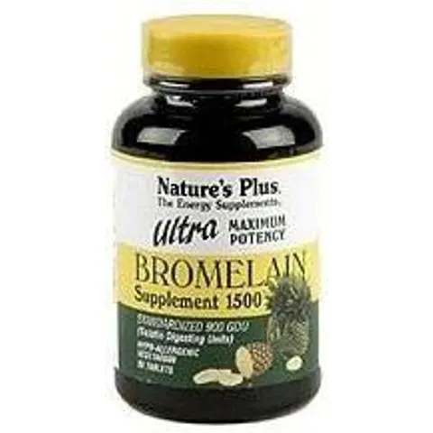 Natures plus ultra bromelaina 1500mg. 60comp. – imagen 3