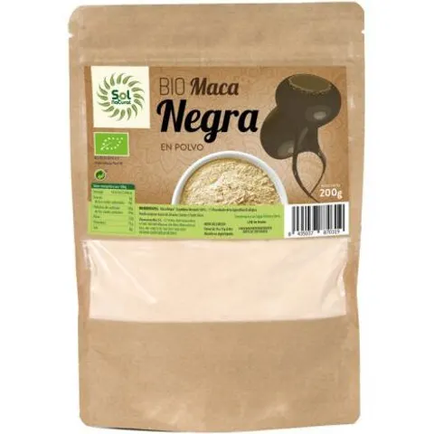 Sol Natural Maca Negra Polvo Bio 200 gr – imagen 2