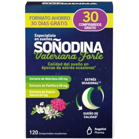 Soñodina Valeriana Forte 120comp – imagen 4