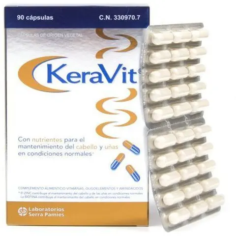 Keravit Cabello y Uñas 90 Cápsulas – imagen 4