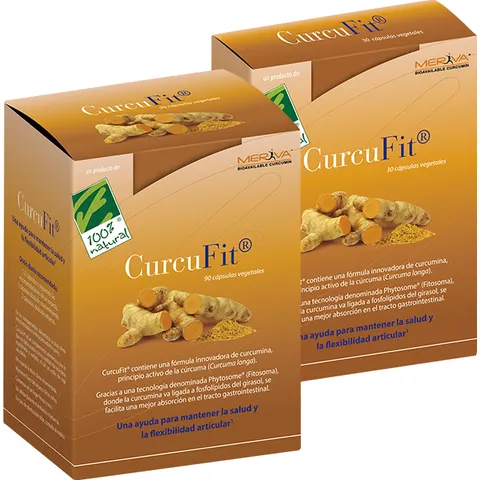 100% Natural CurcuFit 30 Cápsulas – imagen 5