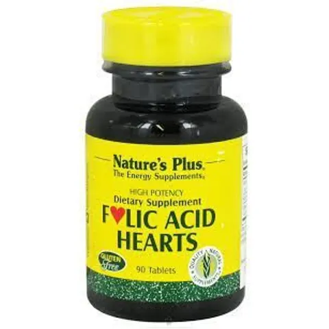 NaturesPlus Acido Folico Hearts - 90 Comprimidos – imagen 2