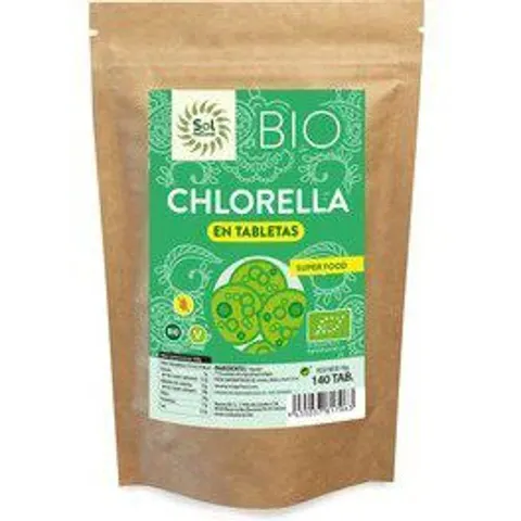 Sol Natural Chlorella Bio 140 Tabletas – imagen 3