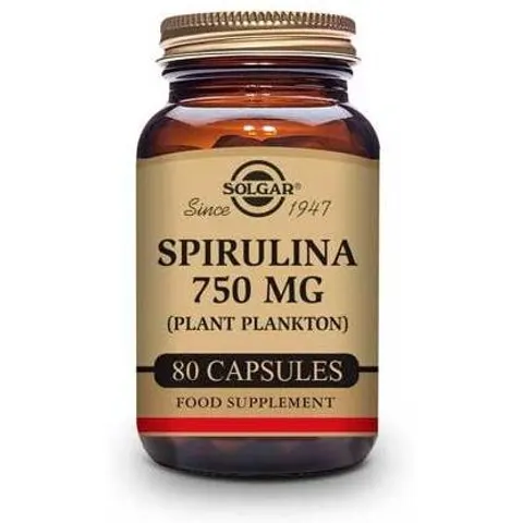 Solgar Espirulina 80 Cápsulas Vegetales – imagen 4