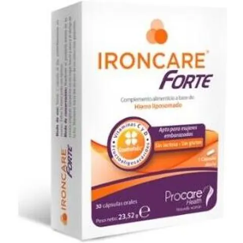 Ironcare Forte 30 Cápsulas – imagen 4