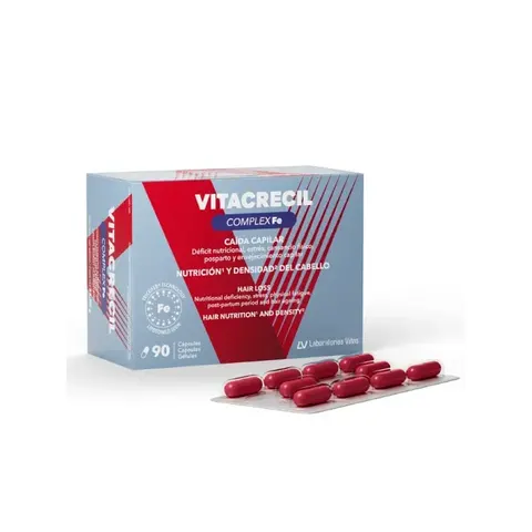 Vitacrecil Complex Fe Caída Capilar 90 Cápsulas – imagen 5