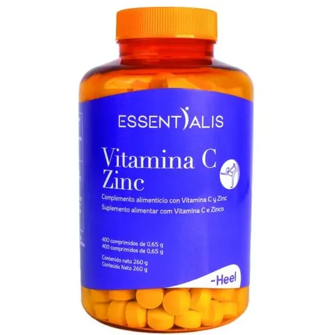 Essentialis Vitamina C Zinc 300 comp – imagen 4