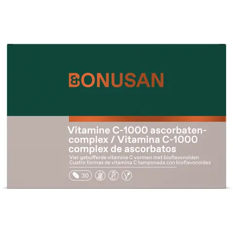 Bonusan vitamina c 1000 complejo de ascorbatos 30comp. – imagen 2