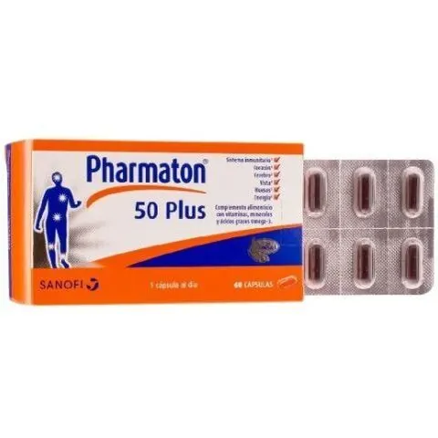 Pharmaton 50 Plus 60 cápsulas – imagen 4