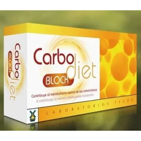 Laboratorios Tegor Carbodiet Block 60 Cápsulas – imagen 3