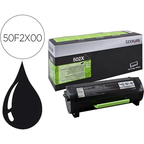 Lexmark 502X R Original Negro – imagen 3