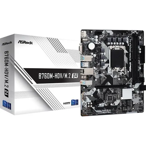 Placa base Micro-ATX B760M-HDV/ M.2 D4 - ASROCK – imagen 2