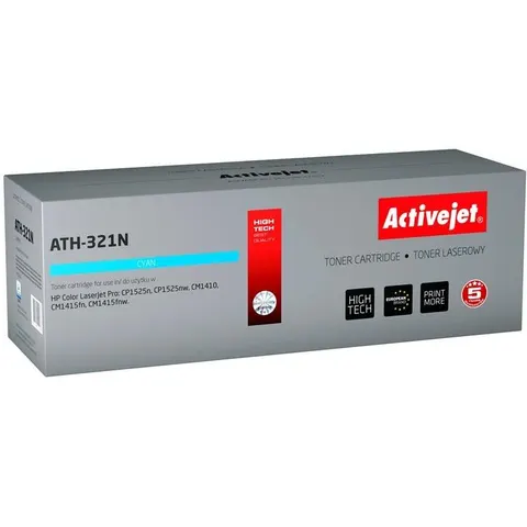 Tóner compatible HP ATH-321N (cian) - ACTIVEJET – imagen 2