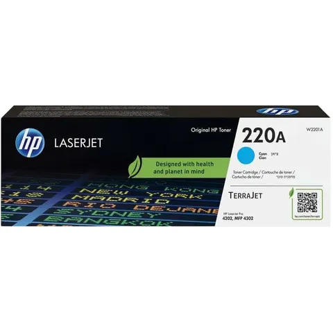 HP 220A (W2201A) toner cian – imagen 5