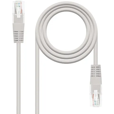 Cable Red RJ45 CAT5e UTP Gris (25cm) - Nanocable – imagen 2