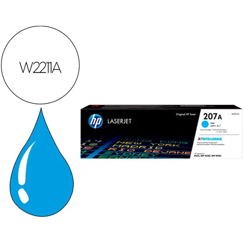 HP 207A Original Cian – imagen 2