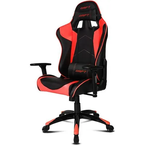 Silla Gaming DR300 (Negro/Rojo) - DRIFT – imagen 2