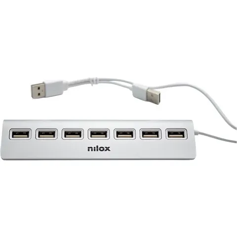 Nilox HUB 7 PORTE 2.0 ALLUMINIO – imagen 2