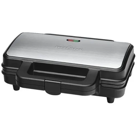 Sandwichera XXL 900W (Inoxidable) - PROFICOOK – imagen 2
