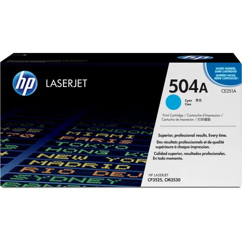 Tóner 504A (azul) - HP – imagen 2