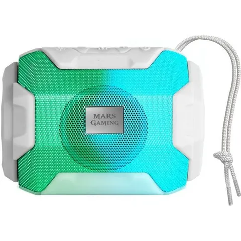 Mars Gaming MSBAXW, Altavoz Bluetooth 5.0 Compacto Blanco – imagen 2