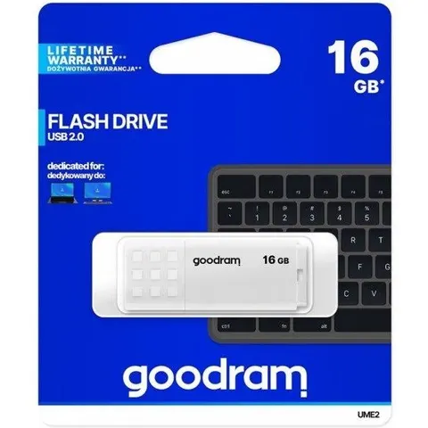 Pendrive USB 2.0 16GB UME2 (Blanco) - GOODRAM – imagen 3
