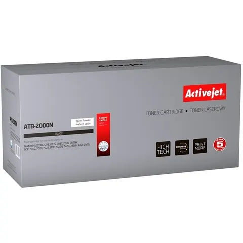 Tóner compatible Brother ATB-2000N (negro) - ACTIVEJET – imagen 2