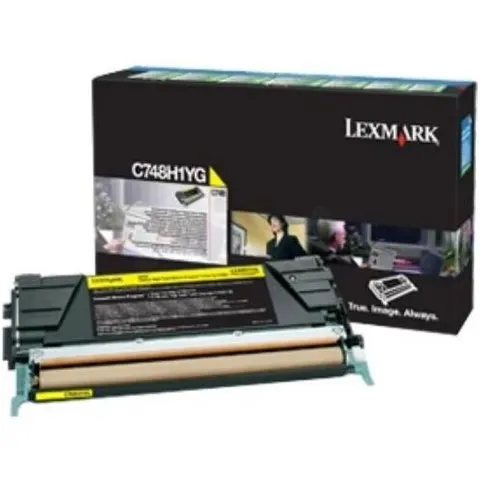 C748 DE / DTE / E Tóner amarillo (10000 páginas) - LEXMARK – imagen 2