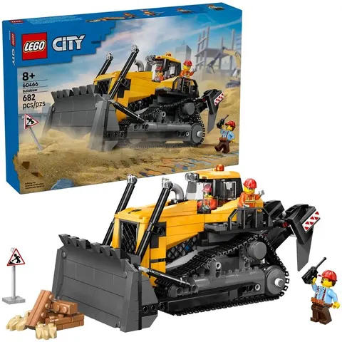 City: Bulldozer amarillo - LEGO – imagen 2