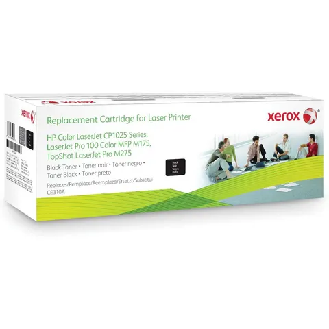 Tóner negro compatible HP CE310A - XEROX – imagen 3